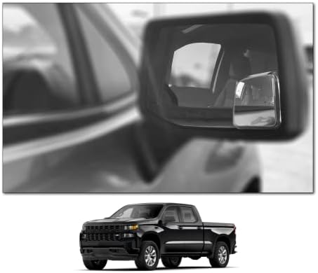 Custom GMC Sierra Blind Spot Mirrors - Compatible With 5th Gen Factory Mirrors With BSM | NXTGEN Extended View (2 Pack)