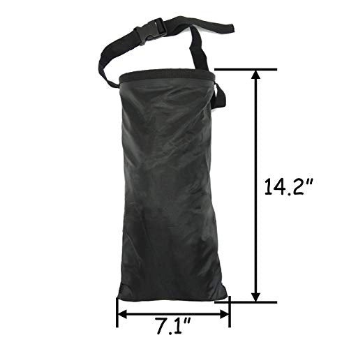 TIHOOD 4PCS Detachable Trash Bag Hanging Back Seat Car Garbage Bag for Outdoor Traveling Home Use Car Storage