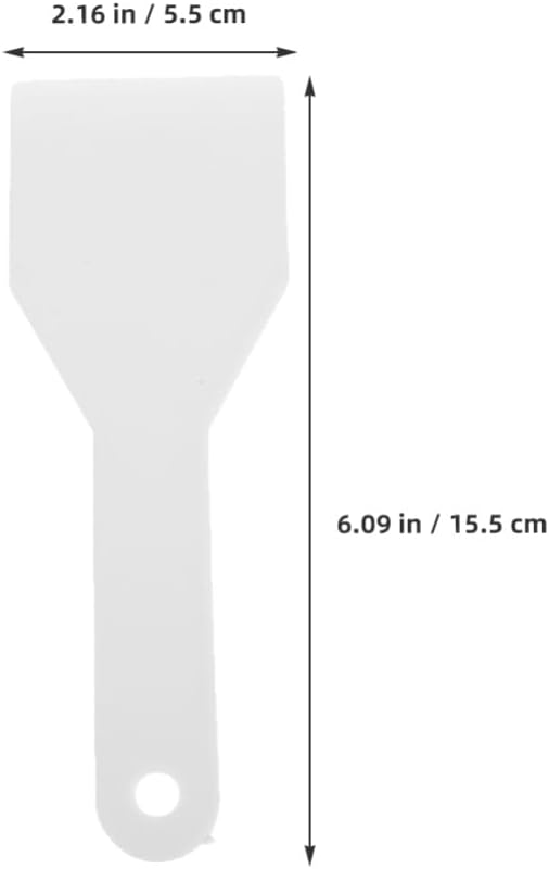 Alipis 3-pack Refrigerator Scraper Freezer Frost Shovel Ice Removing Spatula for Fridge Cleaning 6.10 X 2.16 in Smooth Edge Kitchen and Car Windshield Ice Removal
