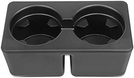 DNA MOTORING Front Center Console Cup Holder Insert Replacement Compatible with 07-14 Silverado Sierra Avalanche Tahoe Suburban Yukon Escalade, 22860867, 22860867, ZTL-Y-0049