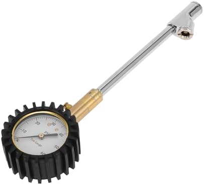 1 Pcs Universal Tire Pressure Gauge 0-60PSI 2.56 Inch Digital Pressure Gauge with Gear Sleeve Tyre Air PSI Meter for Motorcycle SUV Truck