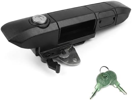 Pop & Lock PL5500 Toyota Tacoma Tailgate Lock 2005–2015 – Manual Handle Replacement, Includes 2 Keys, Anti-Theft Truck Bed Security, Easy Installation, Black
