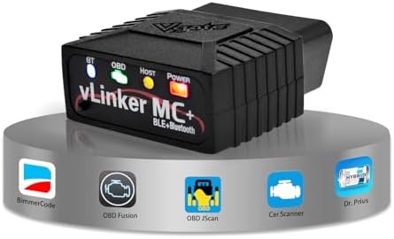 Vgate vLinker MC+ (BT3.0/BLE4.0) OBD2 Scanner Code Reader Diagnostic Tool