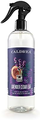 Caldrea Linen And Room Spray Air Freshener, Made With Essential Oils, Plant-Derived And Other Thoughtfully Chosen Ingredients, Lavender Cedar Leaf Scent, 16 Oz