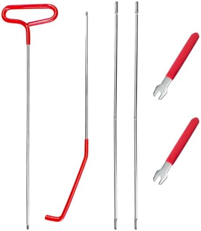 Car Lockout Kit, 67" Long Reach Tool Automotive Professional Emergency Tool Kit, Multi-Function Pull Hook Vehicle Disassembly & Repair Tool Set for Cars Trucks, Car Accessories