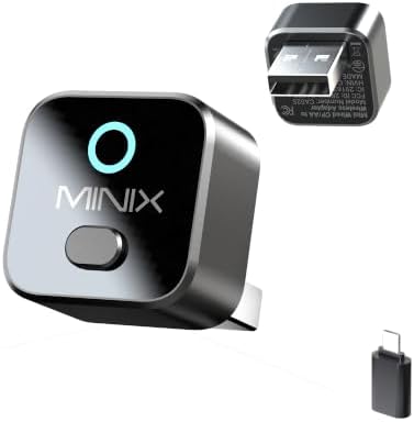 MINIX 2-in1 Wireless CarPlay Adapter for Apple & Android Auto