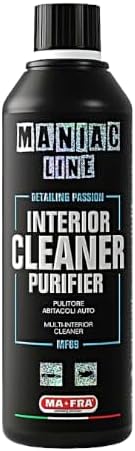 MANIAC LINE MAFRA Interior Cleaner Purifier | Fast Flash OEM Matte Finish | Residue Free Wipe with Streak Control | Safe on Plastics Vinyl and Fabric | Odor Control for Cabins | 500 Milliliters