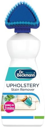 Dr. Beckmann Upholstery Stain Remover | Removes Even Stubborn Stains and odours from Sofas, car Seats etc. | Incl. applicator Brush | 400 ml