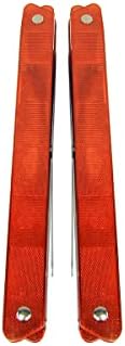 2pc Reflective Safety Triangle Red Roadside Traffic Warning Reflector Emergency Essentials