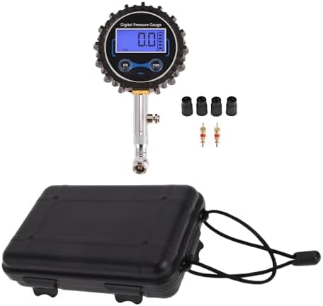 1 Set Universal Digital Tire Pressure Gauge W/Tire Cap 0-200PSI Digital Air Pressure Meter for Cars