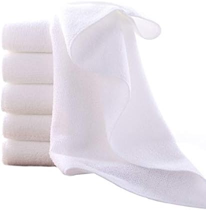 CARTMAN 16x24 Inch 12 Pack 350GSM Microfiber Cleaning Cloths, White