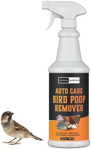Bird Poop Remover for Cars (32oz) – Fast Acting Heavy Duty Spray for Bird Droppings, Safe on Paint, Glass & Clear Coat, Made in USA