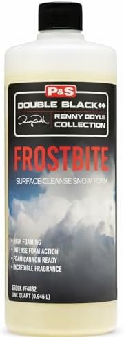 P&S Professional Detail Products Frostbite Surface Cleanse Snow Foam – High Foaming Car Shampoo, Lifts Dirt & Contaminants, Safe for All Paint & Finishes, Perfect for Cannon Use - 1 Quart