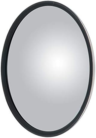 RETRAC 609838 7-1/2-Inch Stainless Steel Offset-Mount Convex Mirror Head with J-Bracket, Universal Driver or Passenger Side