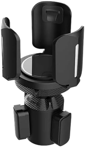 Car Cup Holder Expander, Cup Holder Extender Adapter with Expandable Arm and Offset Adjustable Base