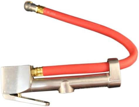 Milton S-505 Analog Tire Inflator with Pressure Gauge, 15" Hose Single Head Air Chuck, Made In USA 10-160 PSI