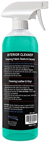 RecPro RV Interior Cleaner | Furniture Cleaner, Seat Cleaner, Fabric Cleaner | Cleans Carpets, Seats, Leather, Upholstery and Vinyl (Interior Cleaner Only)