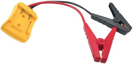 Jumper Cables with Adapter Compatible with De.walt 20V Battery, 1.3FT 8AWG Alligator Clips Jumper Starter Automotive Booster Cables Power for Car Jump Starting Using Tool Batteries