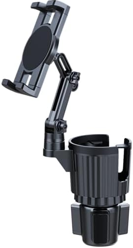 Cup Holder Car Tablet Mount forTruck-Phone Tablet Mount, 360° Rotation Cup Holder Expander for 10-40oz Drink Bottles Mugs, Universal Tablet Phone Holder Fits 4.5"-13" Smartphone & Tablet