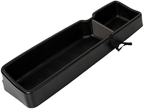 ALMUOO Rear Under Seat Storage Box Cargo Organizer Compatible with 2015-2024 Ford F150 SuperCrew Cab,2017-2024 F250 F350 F450 Crew Cab,Truck Interior Storage Container