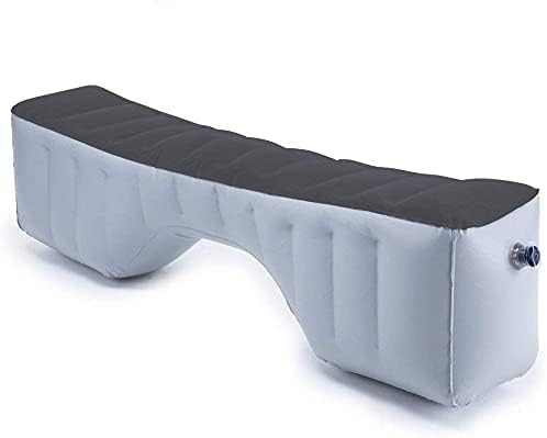 Auto Inflatable Car Travel Mattress Back Seat Gap Pad Air Bed Cushion Camping Air Couch (Light Grey)