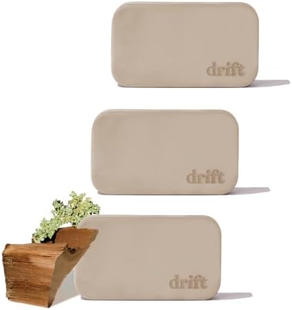 Drift Car Air Freshener - The Original Stone Air Freshener - Car Odor Eliminator - Long Lasting Scent - Metal Clip - Essential Oils - Clean Ingredients - Teak Scent 3 Pack Refill - NO CLIP INCLUDED