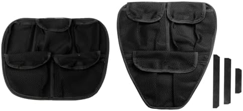 Black Style Removable 3 & 5 Mesh Pockets Front Trunk Organizer Frunk Tool Bag Set For Can Am Spyder F3 F3-S F3-T F3-L 2015+ Accessories