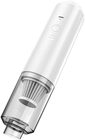 Car Vacuum Cleaner Portable Dust-Catcher with Suction Mouth Brush and Blow Mouth Low Noise Dry and Wet Use Type-C Charging Strong Suction Cordless Vacuum Sweeper for Home and Auto Interior