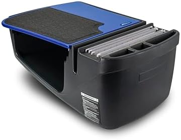 AutoExec Efficiency GripMaster Car Desk for Your Vehicle Workstation and Mobile Office, Blue