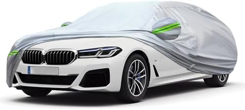 6-layer Full Car Cover Is All-weather Waterproof, Universal In All Seasons, Snow Prevention, Rainproof, Acid Rainproof, Sunscreen, Ultraviolet-proof, Universally Applicable To Sedan (188"-198")