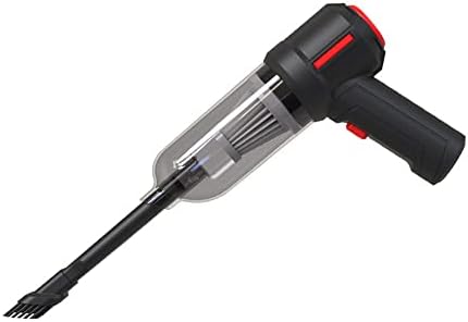 Portable Car Vacuum Blower Cordless Rechargeable, 9000pa Strong Suction 120w High Power Handheld Rechargeable Car Vacuum Cordless Air Blower for Computer, Pet Hairs (Black)