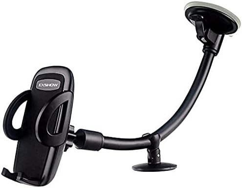 Portable Electronic Device Mount, Black, Compatible with iPhone 11 Pro Max/11/XS Max/XS/XR/X/8 Plus/8/7 Plus/7/6S Plus/6S/SE