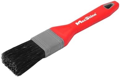 Maxshine Small Flat Detailing Brush | Precision Soft-Grip Tool for Crevices, Interior, Wheels & Trim | Scratch-Safe, Ergonomic, Detailing & Cleaning Accessory