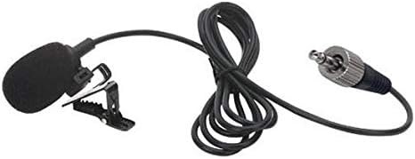 Audio 2000S S6073M UHF Wireless Lavalier Microphone System with Balanced XLR and 1/4-Inch Outputs, Volume Control, and Hard PVC Carrying Case