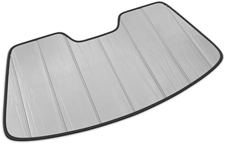 Autotech Park Foldable Sunshade Compatible with 2020-2025 Tesla Model Y and 2026 Model Y Juniper, Sunshade with Metal Reinforced Structure, Maintain Cool Interior and Save Space