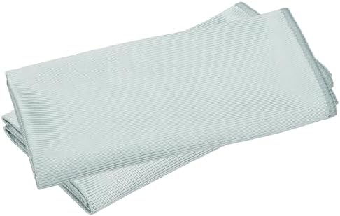 uxcell 2Pcs Glass Polishing Cloth, 23.6x15.7 Microfiber Cleaning Cloths Lint & Streak Free Quickly Drying Towels for Glassware, Cars, Glasses, Phone Screens, Sunglasses, Gray