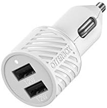 OtterBox USB-A Dual Port Car Charger, 24W Combined - Cloud Dream