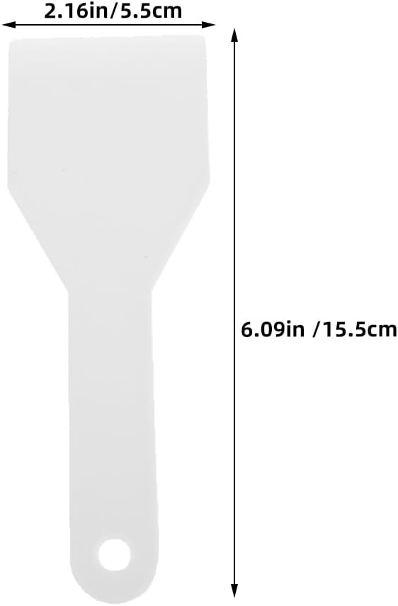 ABOOFAN Refrigerator Ice Scraper Deicing Shovel for Freezer Fridge Scraper Ice Removal Tool 6.10 X 2.16 X 0.11 in 5-pack for Kitchen Stove Windows Bakeware Wall Hanging Storage