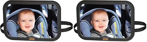 Jolly Jumper Driver's Baby Mirror 360 Degree View (Pack of 2)