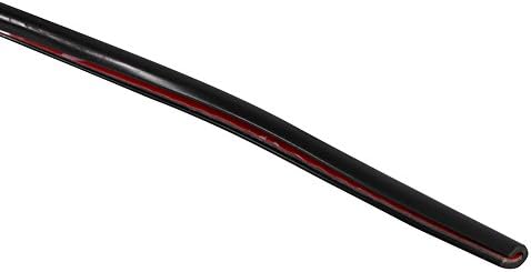 16ft 5M U Shape Rubber Seal, Car Door Edge Guards Trim Protector Strip with Internal Double Sided Tape (Black)