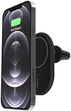 Belkin 10W Magnetic Wireless Car Charger, Vent Phone Mount