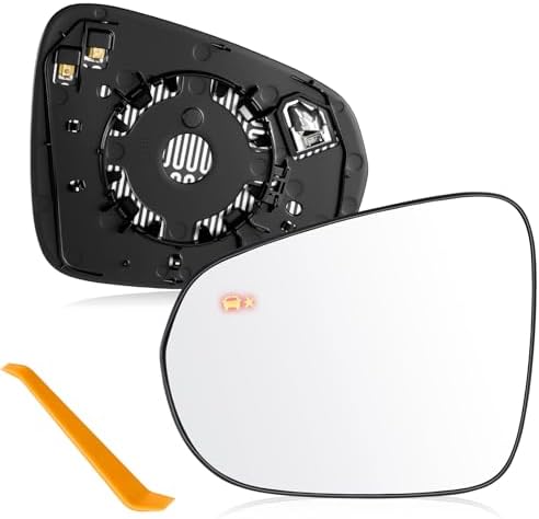 Driver Side Mirror Glass Replacement Compatible with 2021-2025 Chevy Trailblazer & 2024-2025 Trax, Left Side Mirror with Heated and Blind Spot Detection