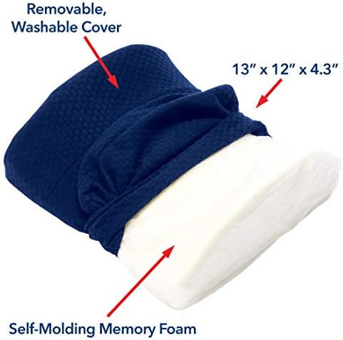 Carex Lumbar Support Pillow - Office Chair Back Support, Back Cushion and Lower Back Pillow - Desk Chair Back Support