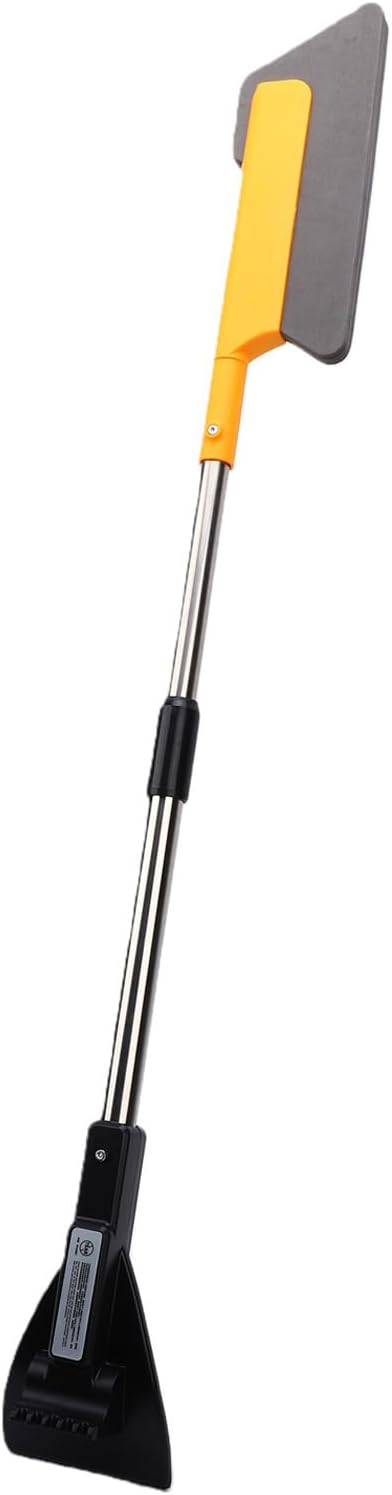 Car Snow Brush, 78-94cm Extendable, Serrated Blade