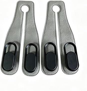 2 Pack Car Seat Headrest Hooks, Gray