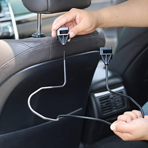 GEEDAR Cowboy Hat Holder Rack for Truck SUV Car (Keep Hat Shape) Car Clothes Hanger Bar Coat Hanger Hard Hat Holder for Truck Seat Car Accessories