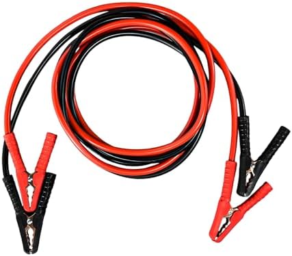 2 PCS Jumper Cables for Car Battery, 10 Gauge 10Feet Automotive Booster Cables with Carrying Bag, Heavy Duty Alligator Clips Cable for Jump Starting Dead or Weak Batteries