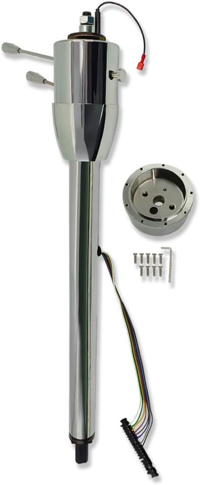 GM 32" Floor Shift Tilt Manual Steering Column Stainless Steel