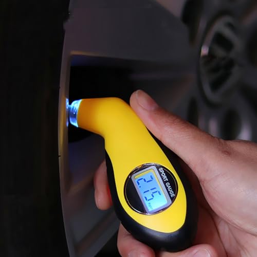 Digital Tire Pressure Gauge Backlit LCD Display Car Accessories