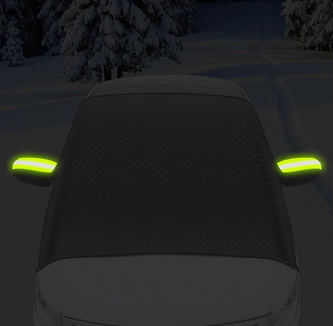 Snow Windshield Car Cover for Toyota Venza (2008 2009 2010 2011 2012 2013 2014 2015 2016 2017 2018 2019 2020 2021 2022 2023 2024), Windshield Front Window Cover Frost Ice Snow Car Accessories